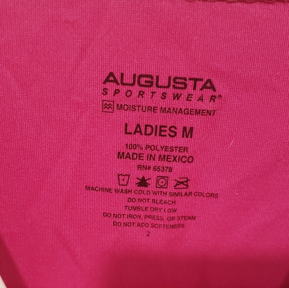 augusta medium hot pink sports top - Picture 3 of 3